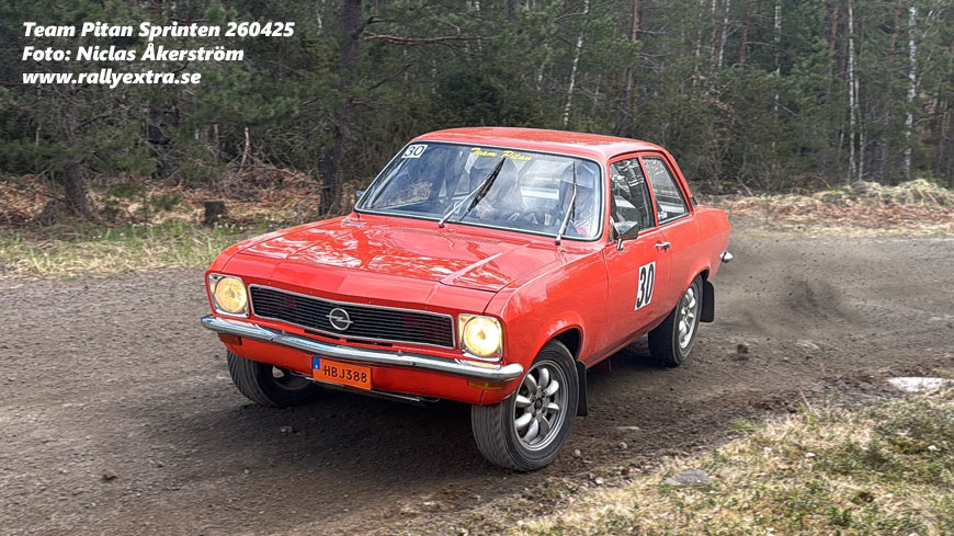 Team Pitan Sprinten den 25 april 2026