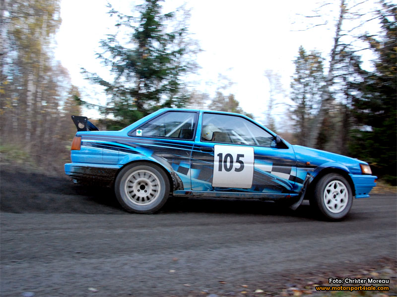 Peter Reiman efter debuten med GT-Corollan