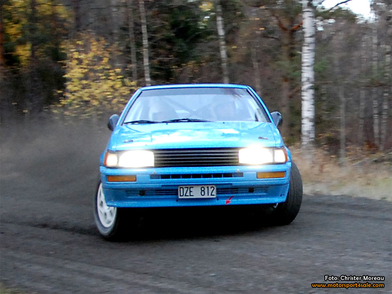 Peter Reiman efter debuten med GT-Corollan