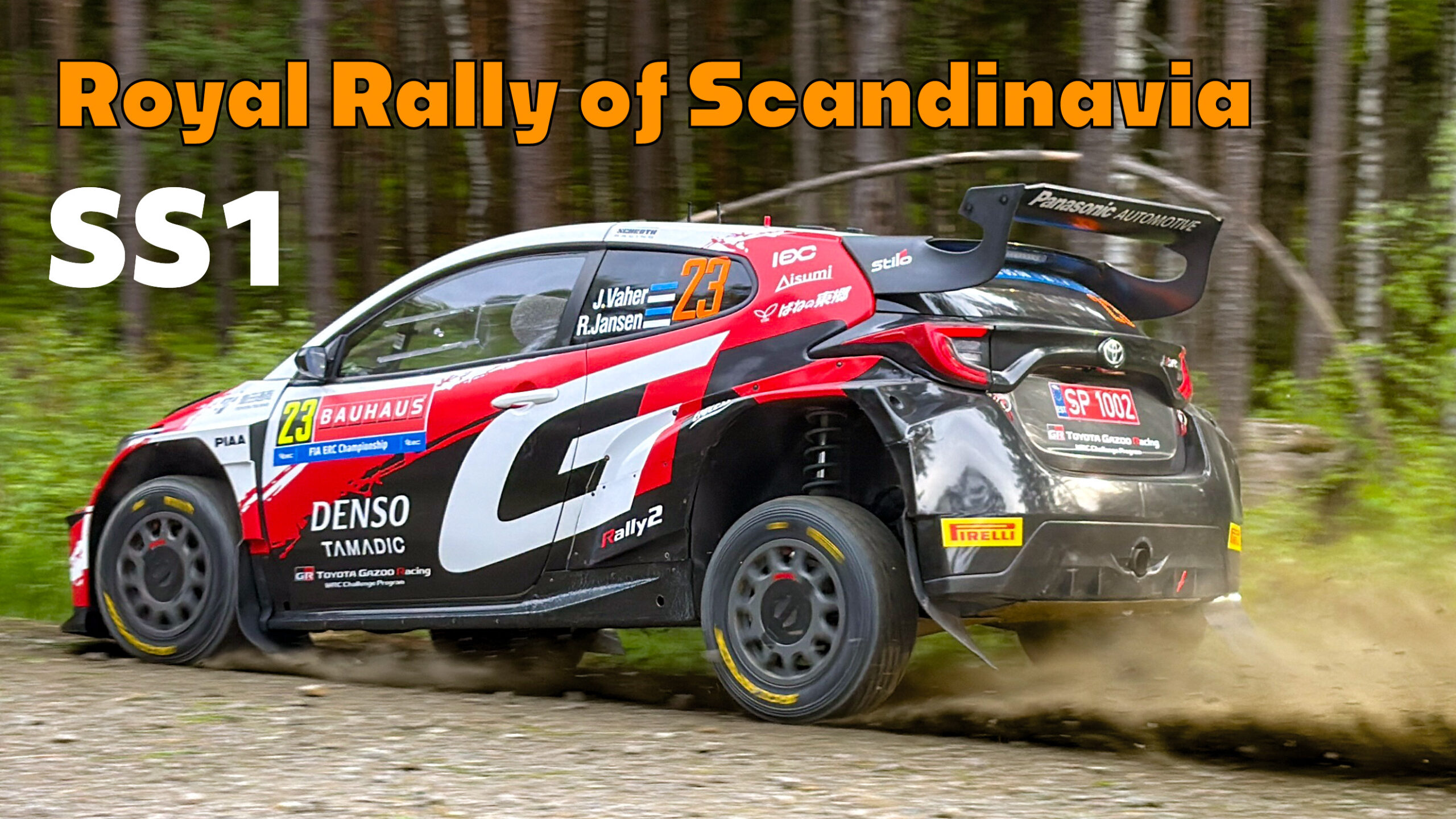 BAUHAUS Royal Rally of Scandinavia SS1 den 23 maj 2026 BAUHAUS Royal Rally of Scandinavia SS1 den 23 maj 2026